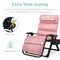 Best Choice Products Oversized Zero Gravity Chair, Folding Recliner w/ Removable Cushion, Side Tray